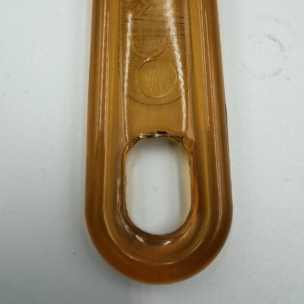 Vintage‎ MCM Ultratemp Amber Lucite Kitchen Utensil Set 5pc Mid Century